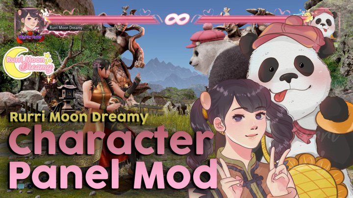 TekkenMods Tekken 7 Character Panel Mod For Xiaoyu Lili Panda Alisa