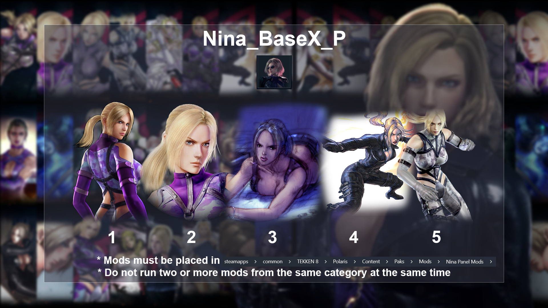 TekkenMods - Nina Panels
