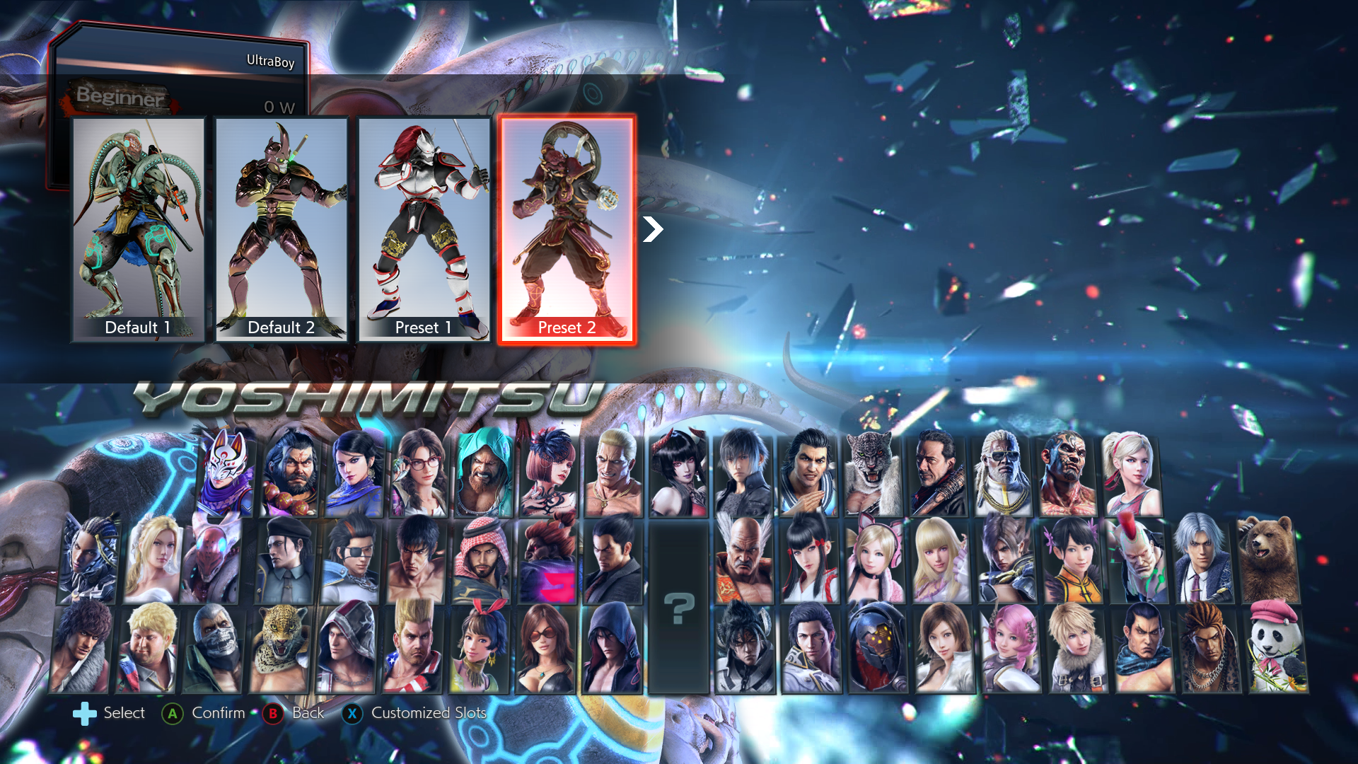 TekkenMods - Tekken 4 Style Character Select X