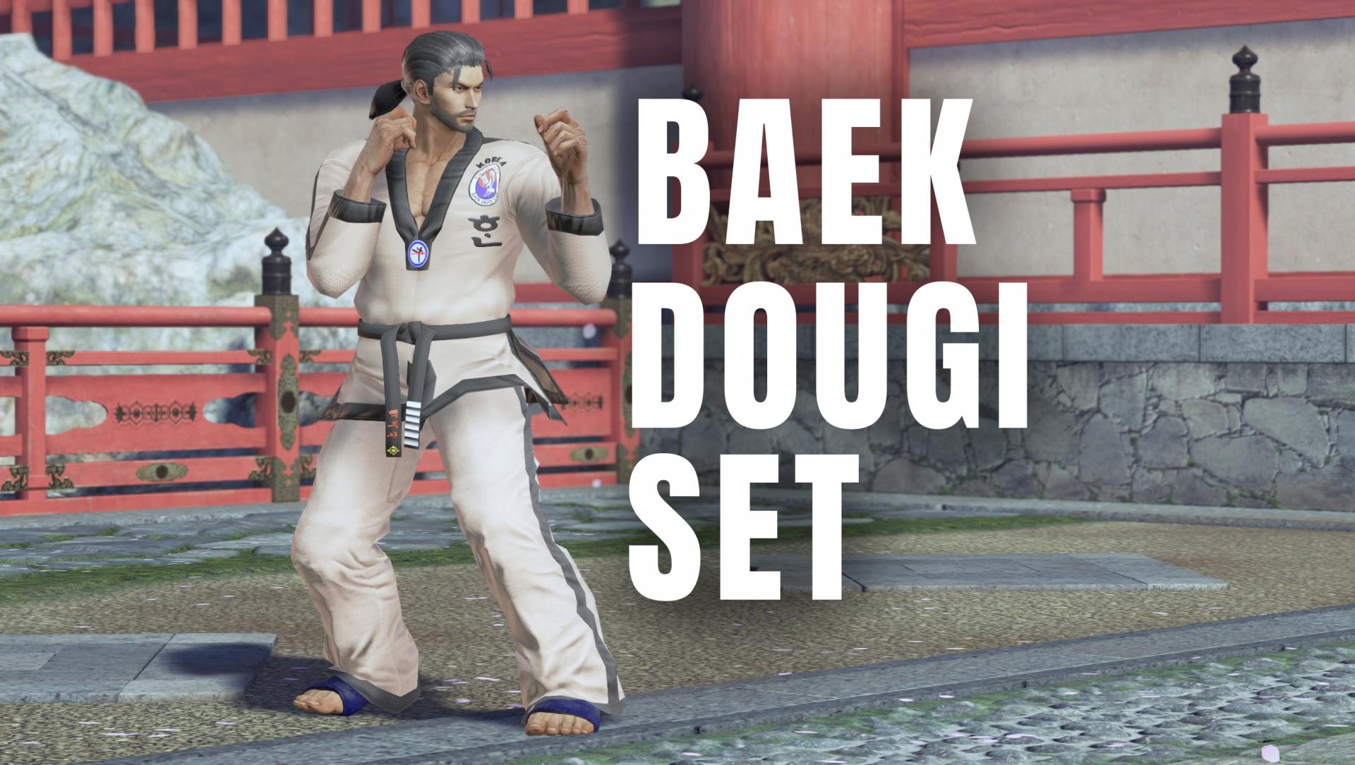 Baek Dougi Set for Hwoarang