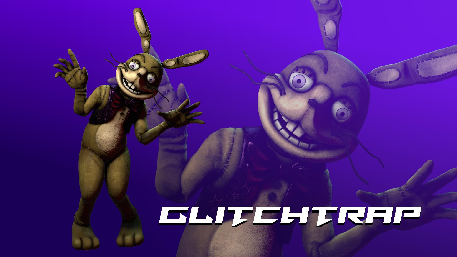 Download Glitchtrap Fnaf Wallpaper