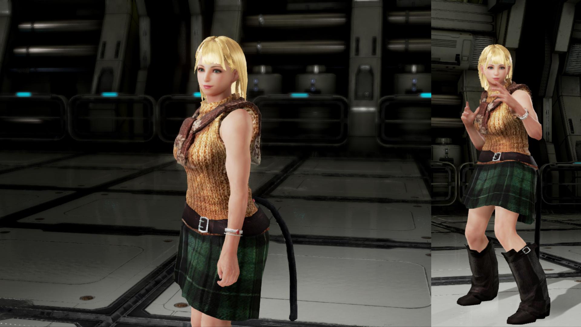 TekkenMods RE4 Ashley Graham outfit for Lucky Chloe