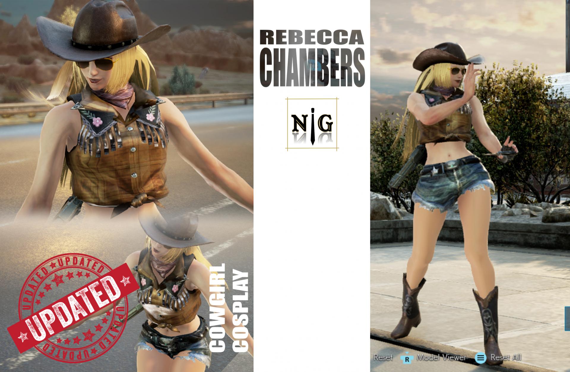 TekkenMods TEKKEN 7 Resident Evil Rebecca Chambers Western