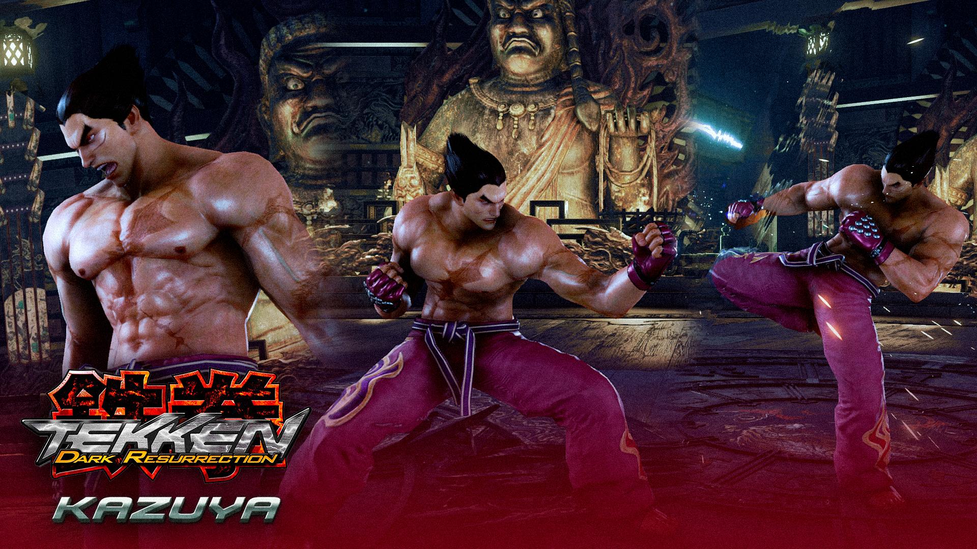 Download Kazuya Mishima In Black Wallpaper