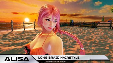 Long braid hairstyle for Alisa