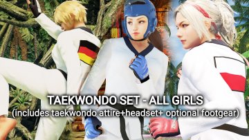 Taekwondo Set - All Girls