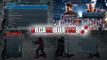 Arcade Buttons for Tekken 7