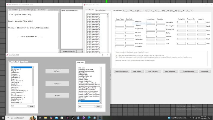 TekkenMods - KILLER MOVESET EDITOR
