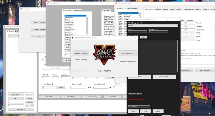 TekkenMods - KILLER MOVESET EDITOR UPDATED
