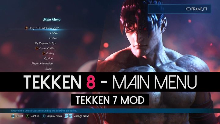 TekkenMods - TEKKEN 8 Inspired Main Menu Mod