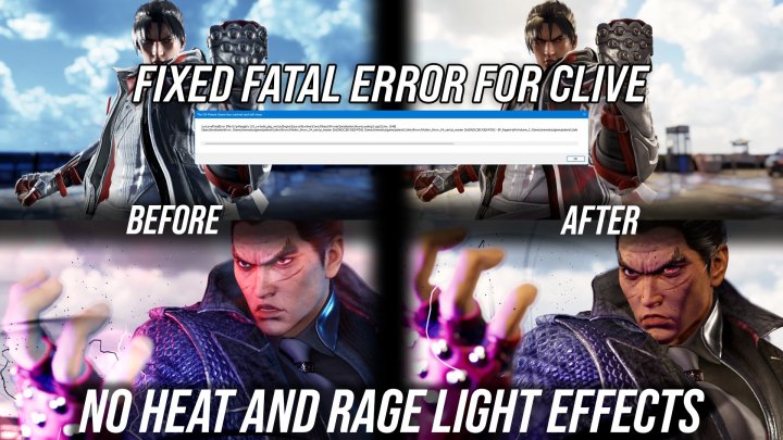 TekkenMods - No Heat and Rage Light Effects